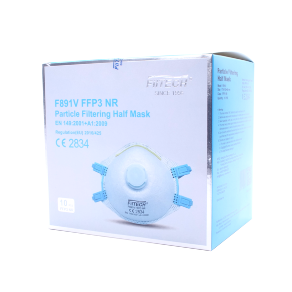 FFP3 Filtermaske mit Ventil / VPE 10 Stück